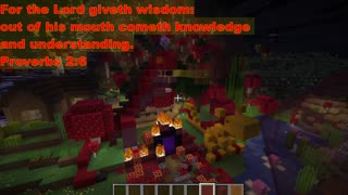 Minecraft Bible verse Proverbs 2:6 KJV