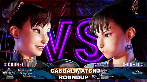 Kuya Kalbo SF6 Casual Match Roundup. Chun Li 4 star Diamond Rank [Hori Fight Stick]