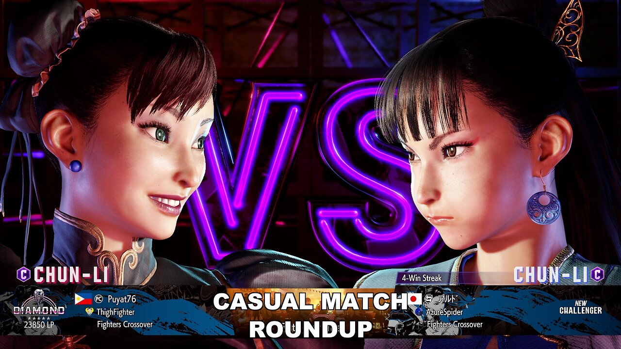 Kuya Kalbo SF6 Casual Match Roundup. Chun Li 4 star Diamond Rank [Hori Fight Stick]