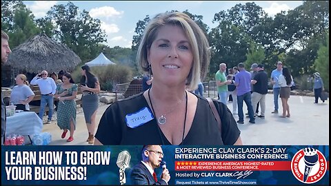 Clay Clark Business Conference Reviews | "I'm from Dallas, Texas. I'm Learning Some Very Practical Things...About the Website, Creating a To-Do List, a Calendar, Accountability. The Atmosphere Is Electric." - Tracy 