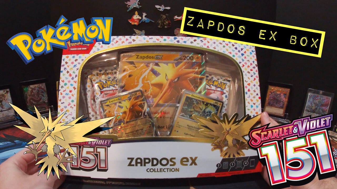 Pokémon 151 zapdos ex collection box