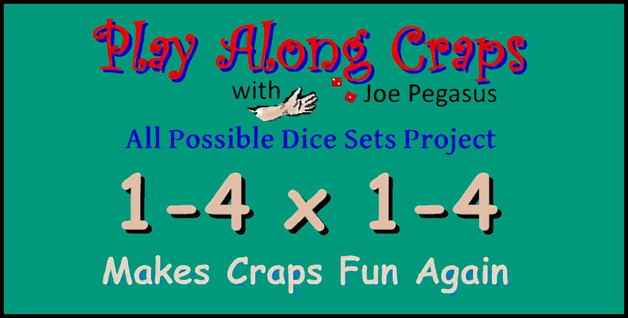 1-4 x 1-4 Dice Set on Hard Table