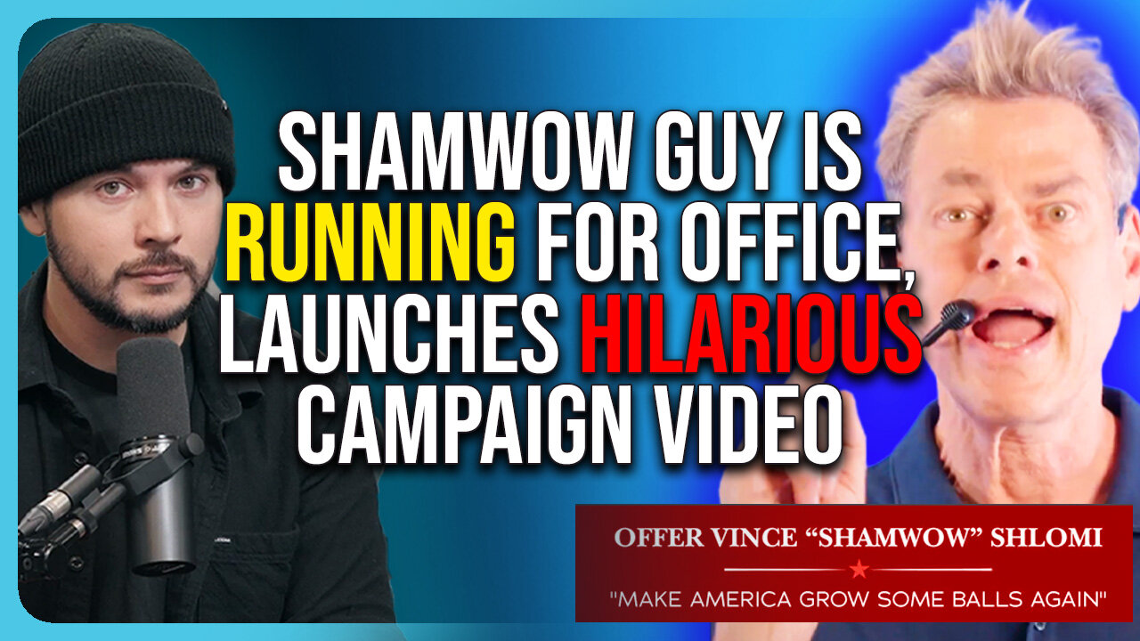 ShamWow Guy Is RUNNING For Office, Launches HILARIOUS Campaign Video, BASED