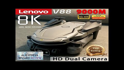 Lenovo V88 Drone 8K Professional HD Aerial Dual-Camera 5G GPS Obstacle Avoidance Review