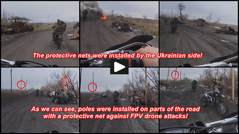 Pokrovsk area: Russian forces on motorcycles patrol the road of death