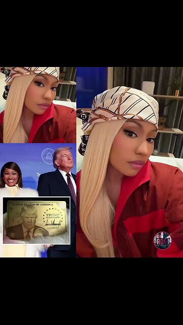 👀 Rapper Nicki Minaj has publicly displayed what appears to be a Trump Gold Card