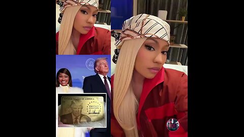 👀 Rapper Nicki Minaj has publicly displayed what appears to be a Trump Gold Card