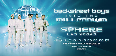 Backstreet Boys - Into The Millennium: Sphere Las Vegas - July 2025