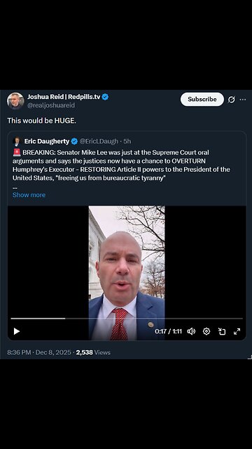 RESTORING Article II powers to the President of the United States, "freeing us from..