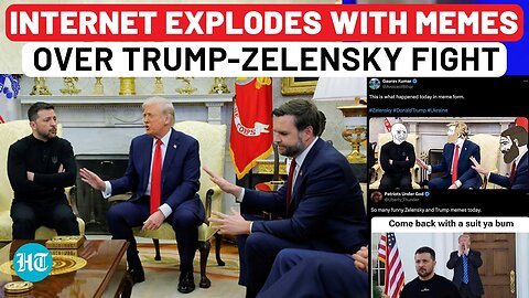 ‘Bye Bye Zelensky’: Internet Explodes With Memes After White House Showdown | Trump | Vance