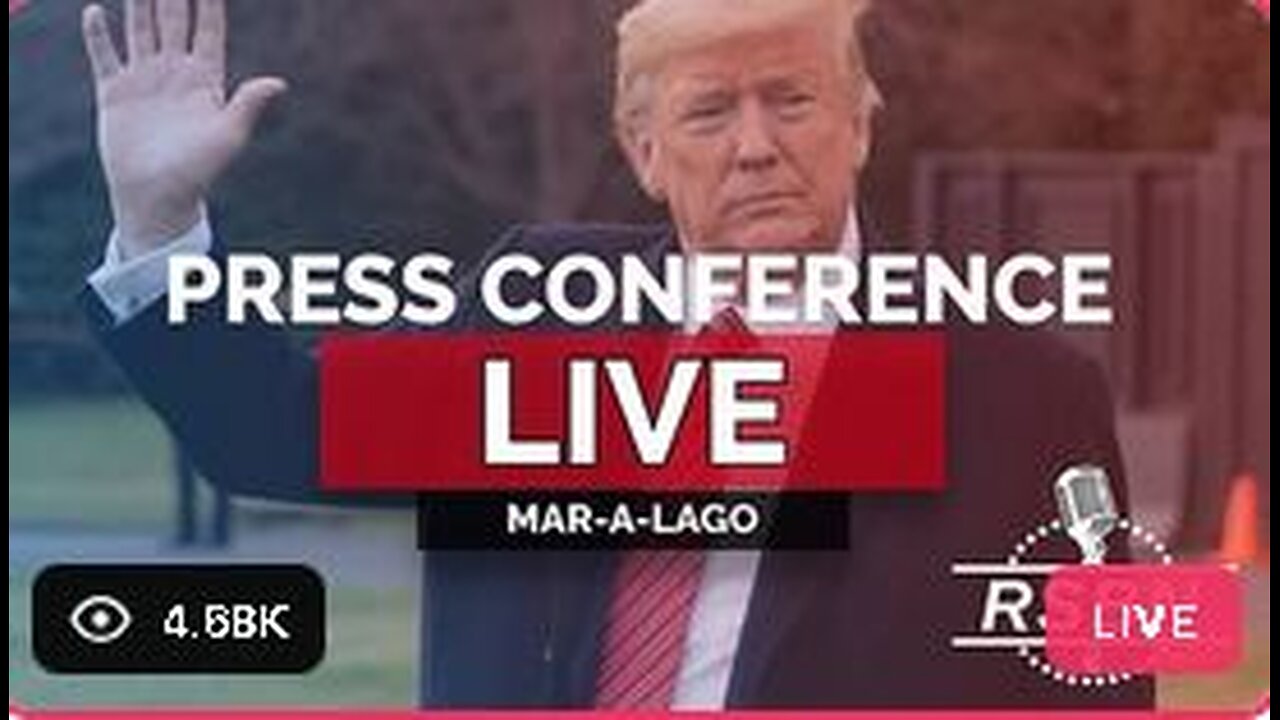 Donald Trump Press Conferance in Palm Beach, FL - WATCH PARTY! -- 1/7/25, 11am ET