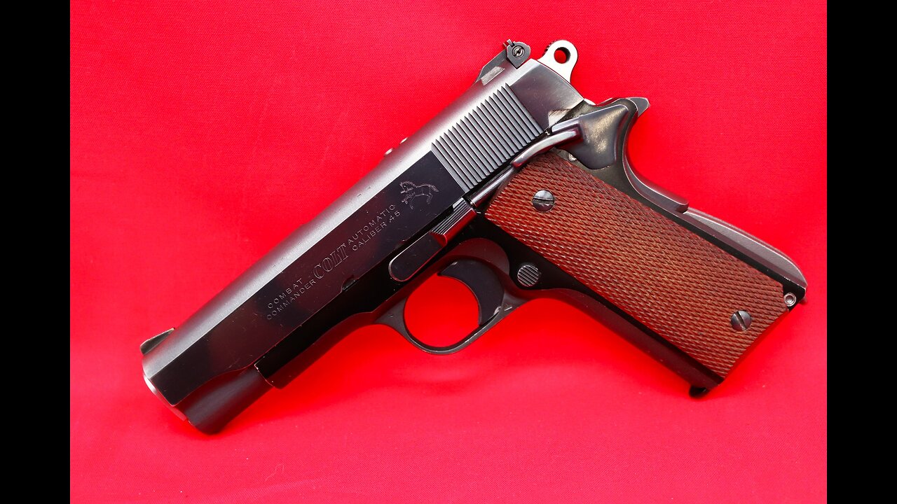 Armand Swenson -- Early 1970's -- Classic Custom Carry Colt Commander -- 45 ACP