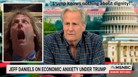 Dumb And Strummer…Jeff Daniels Disses Trump's 'Poop' Video & Then Sonically Tortures Nicolle Wallace