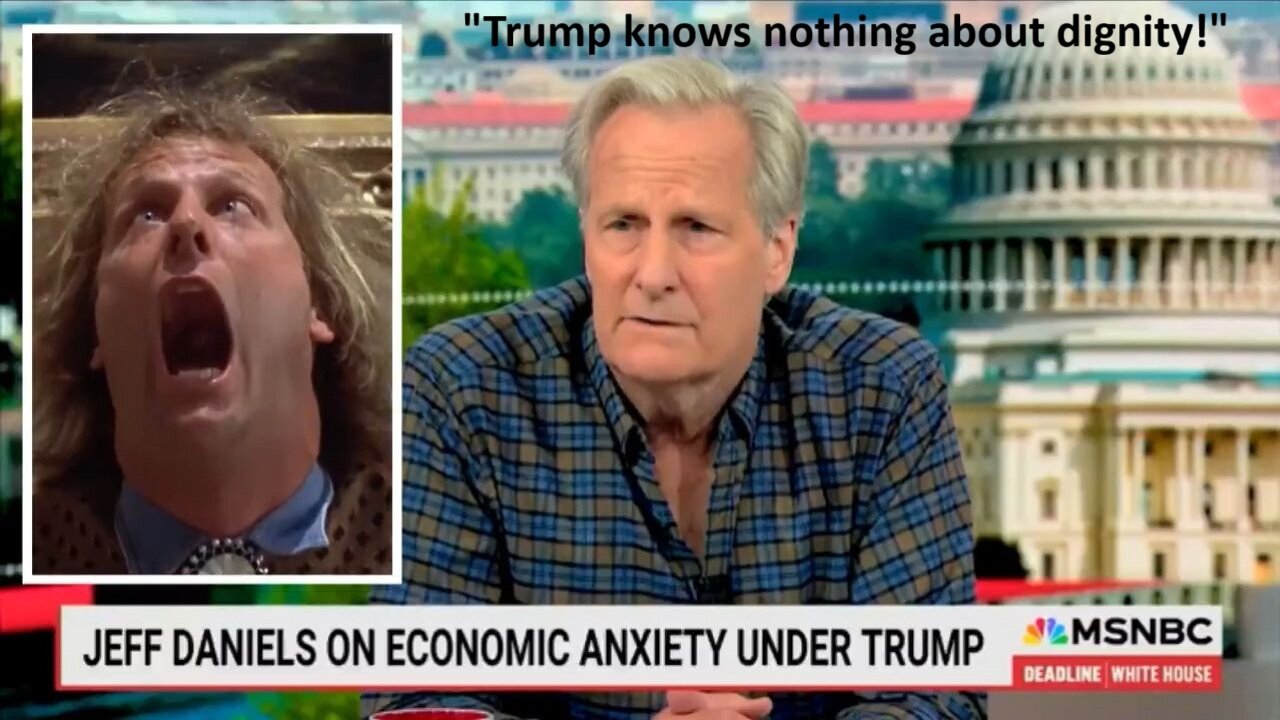 Dumb And Strummer…Jeff Daniels Disses Trump's 'Poop' Video & Then Sonically Tortures Nicolle Wallace