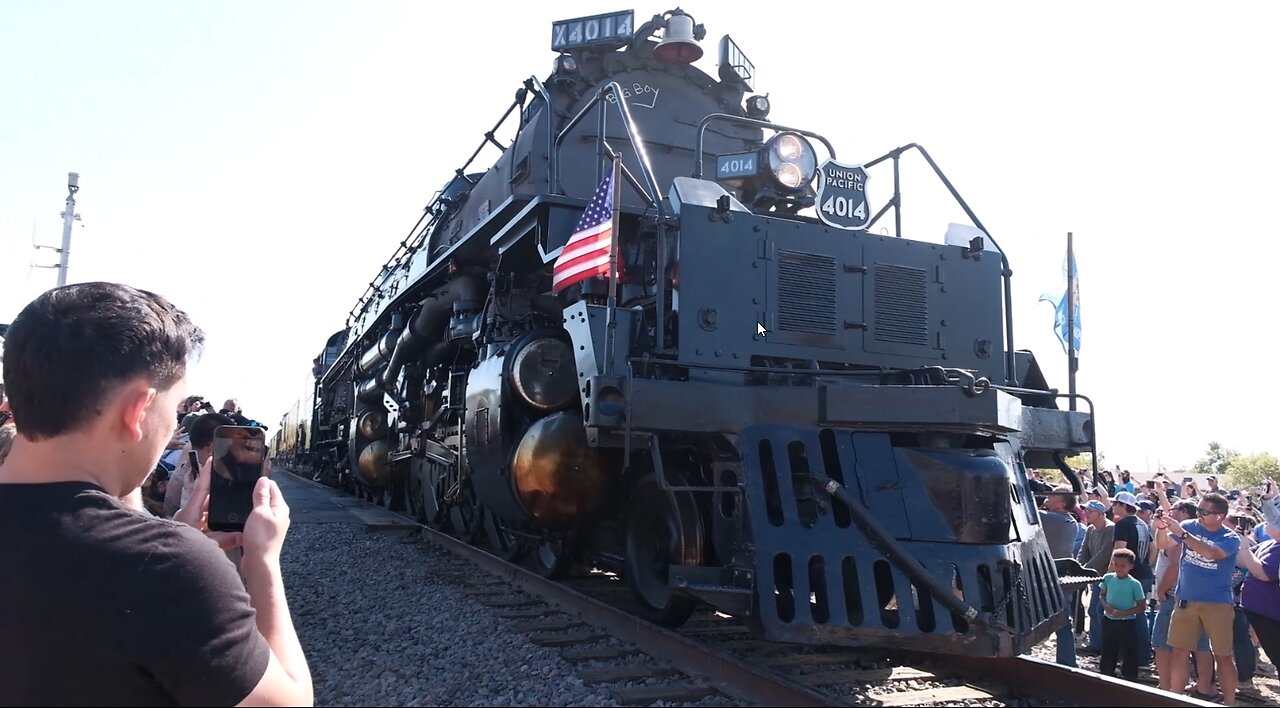 Union Pacific #4014 "Big Boy" Steam Locomotive; Claremore, Oklahoma