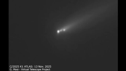 Shocking Footage Shows Comet Splitting In Three!