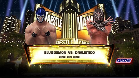 WWE 2k24 Blue Demon vs Dralistico