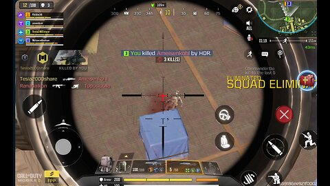 Call of Duty Mobile Battle Royale 45 Sniping from above