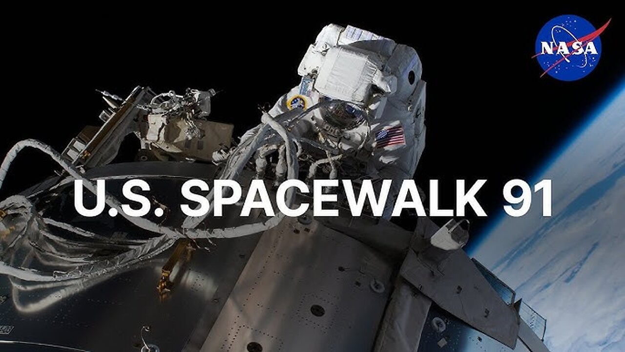 US "Spacewalk" 91 with Astronauts Nick Hague and Suni Williams (Official NASA Broadcast)