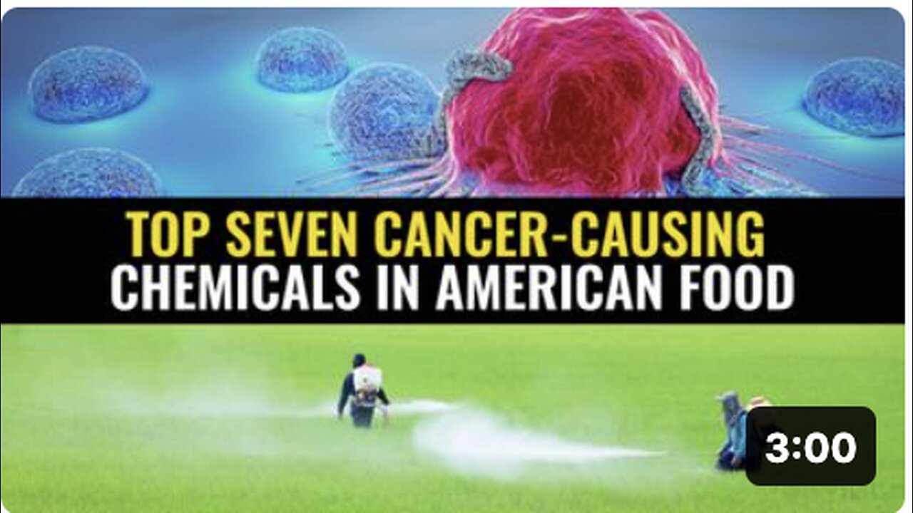 Top SEVEN cancer-causing chemicals in American food