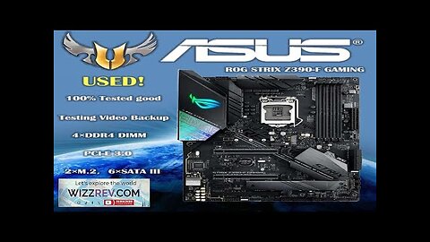 LGA 1151 Asus ROG STRIX Z390-F GAMING Motherboard DDR4 Intel 8th 9th-Gen Review