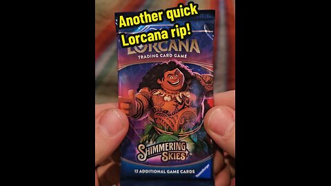 Lorcana Shimmering Skies booster pack