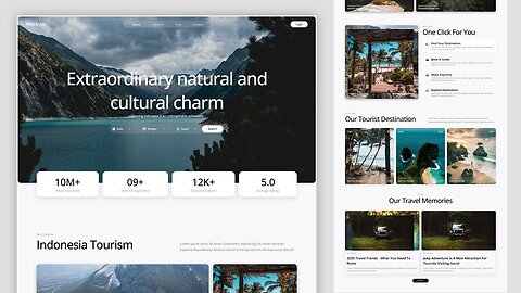 Responsive Tour & Travel Website | HTML, CSS & JS | With Source Code