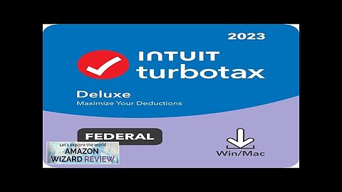 TurboTax Deluxe 2023 Tax Software Federal Tax Return Amazon Exclusive PC/Mac Download Review