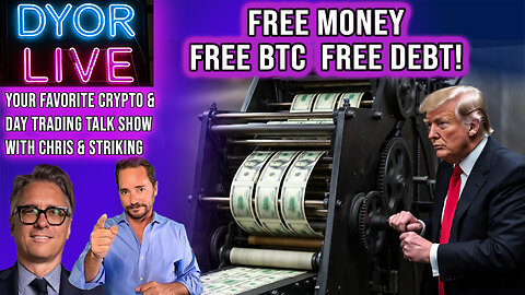 Tariff Rebate Money Printing and Free BITCOIN
