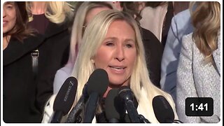 US Rep. Marjorie Taylor Greene responds to President Trump