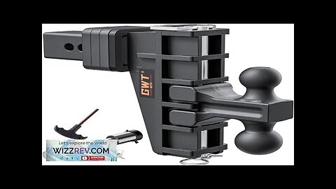 Dual-Ball Adjustable Trailer Hitch(2"&2-5/16") Fits 2-Inch Receiver 6 Inch Drop/Rise Drop Review