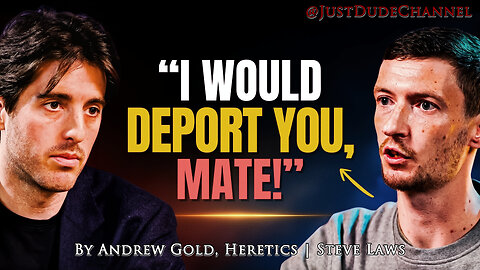 I Confront Britain's Biggest RAC*ST | Andrew Gold, Heretics | Steve Laws