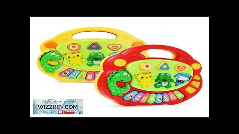 Kids Cartoon Piano Keyboard Game with Animal Sounds Flashing Light Music Baby Review