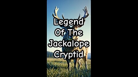 The legend of the Jackalope cryptid creature.