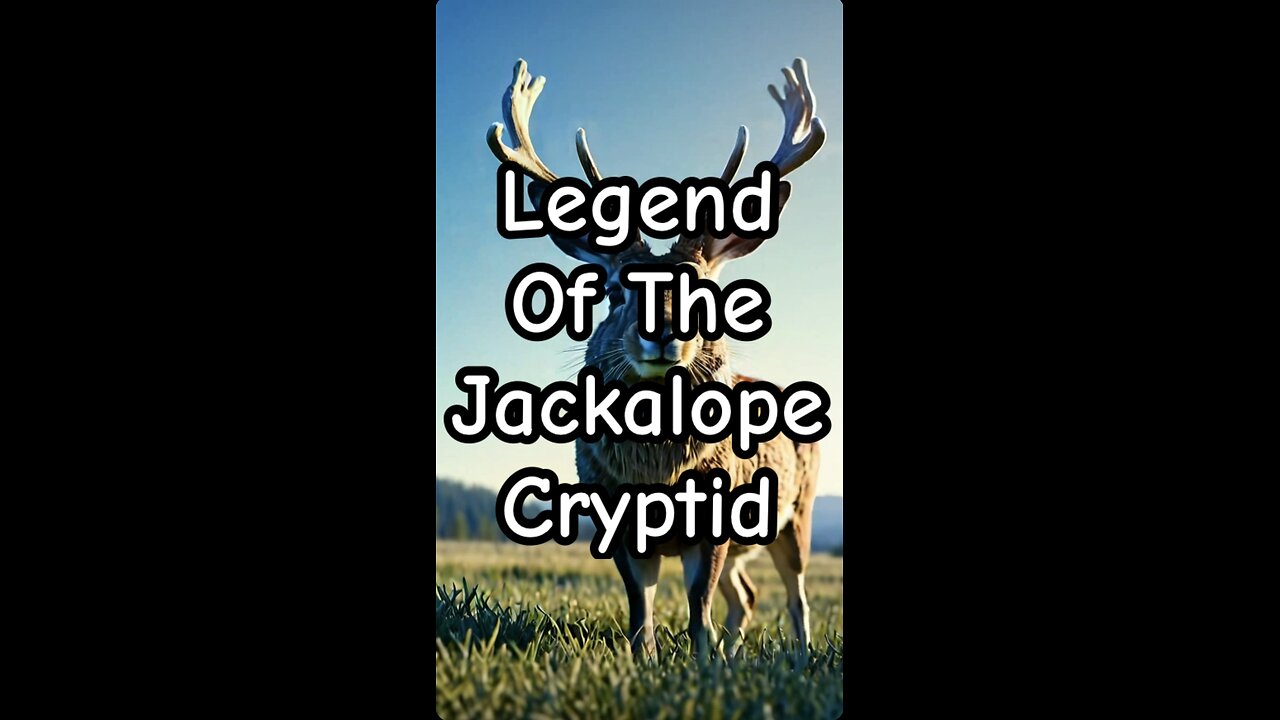 The legend of the Jackalope cryptid creature.