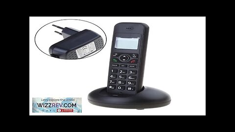 Wireless Telephone Landline Phone with Caller Display and Memory for Home Review