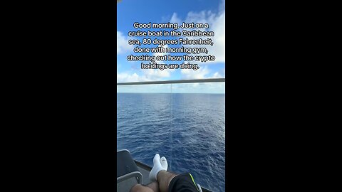 How’s that crypto doing…