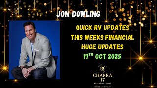 Jon Dowling Weekly RV Updates 17th Oct 2025 Latest Updates