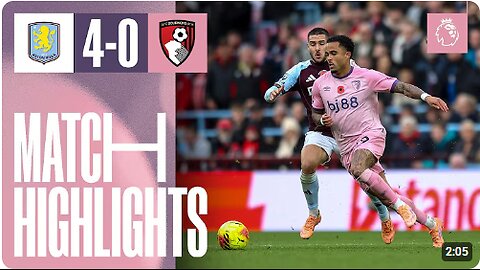 Cherries beaten at Villa Park | Aston Villa 4-0 AFC Bournemouth