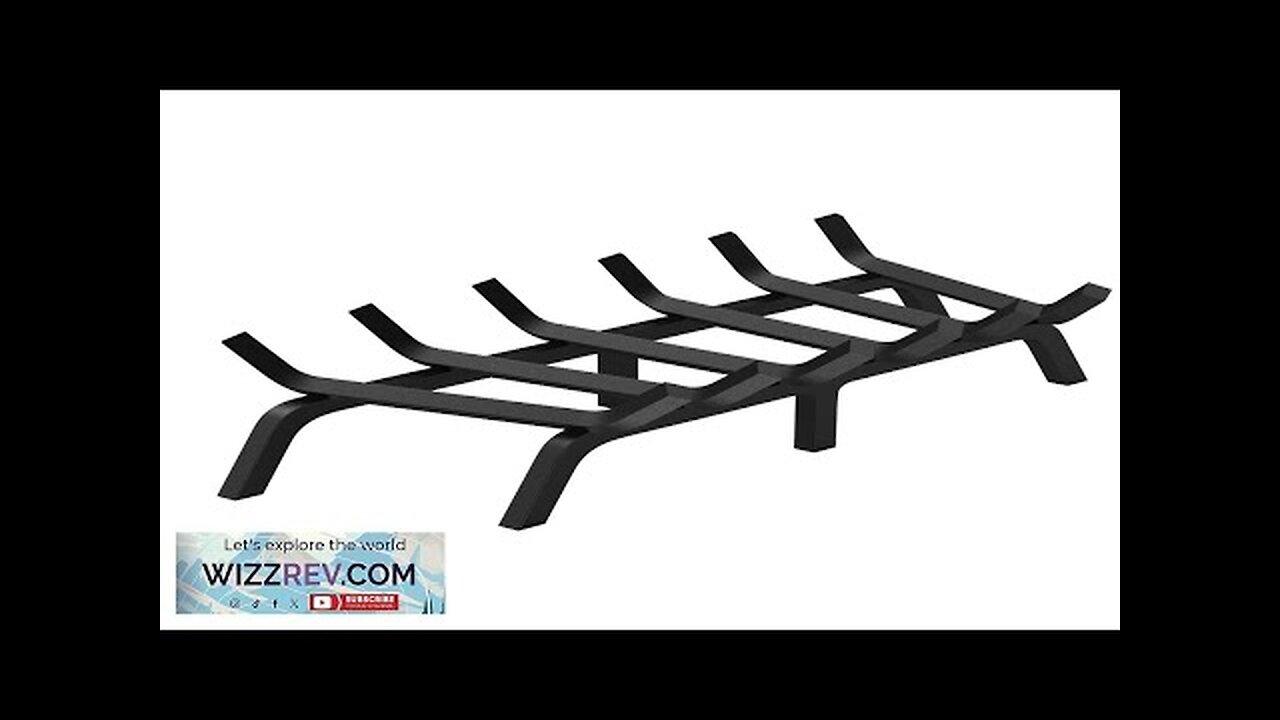 VEVOR Fireplace Log Grate 27 inch Heavy Duty Fireplace Grate with 6 Review