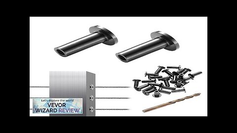 VEVOR 101 Pack T316 Stainless Steel Protector Sleeves for 1/8" Wire Rope Review