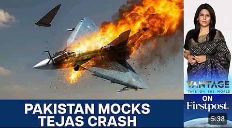 Pakistani Accounts Target India After Tejas Crash Kills IAF Pilot in Dubai | Vantage | Palki Sharma
