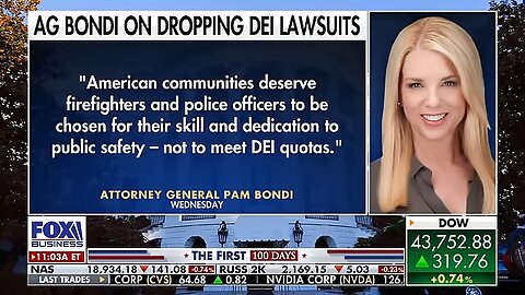 AG Pam Bondi drops DEI lawsuits against, police, fire departments