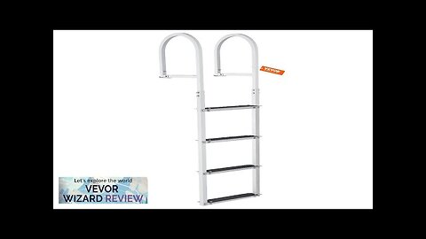 VEVOR Dock Ladder Removable 4 Steps 500 lbs Load Capacity Aluminum Alloy Review