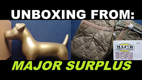 UNBOXING 213: Major Surplus and Survival. Czech Military Pant Liners