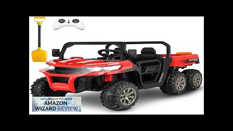 Hikole 2 Seater Ride On Car with Remote Control 24V Ride On Review