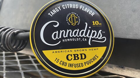 Cannadips Citrus (CBD Pouch) Review