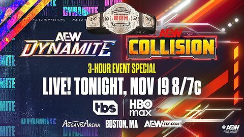 AEW Dynamite Collision 3 Hour Special Results 19th November 2025