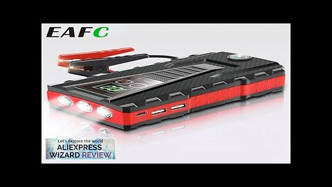 EAFC Car Jump Starter 1200A Wireless Charger Power Bank for 12V Car Review