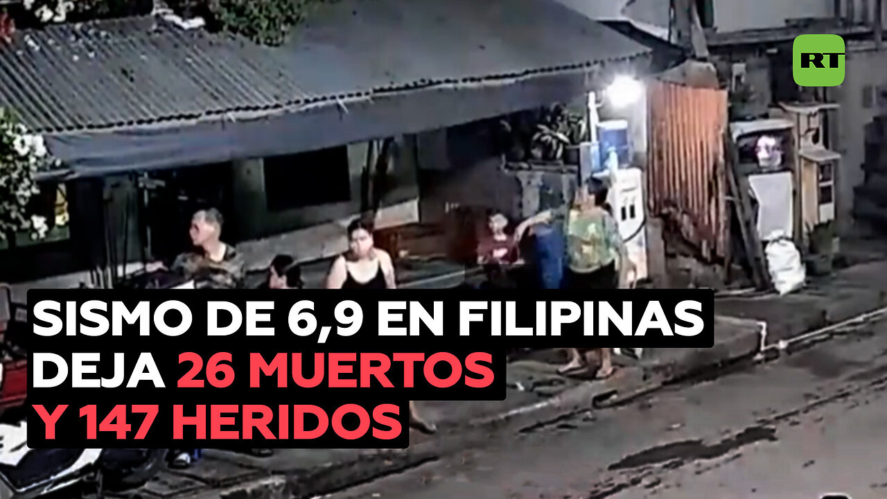 Sismo de magnitud 6,9 deja al menos 26 muertos y 147 heridos en la parte central de Filipinas